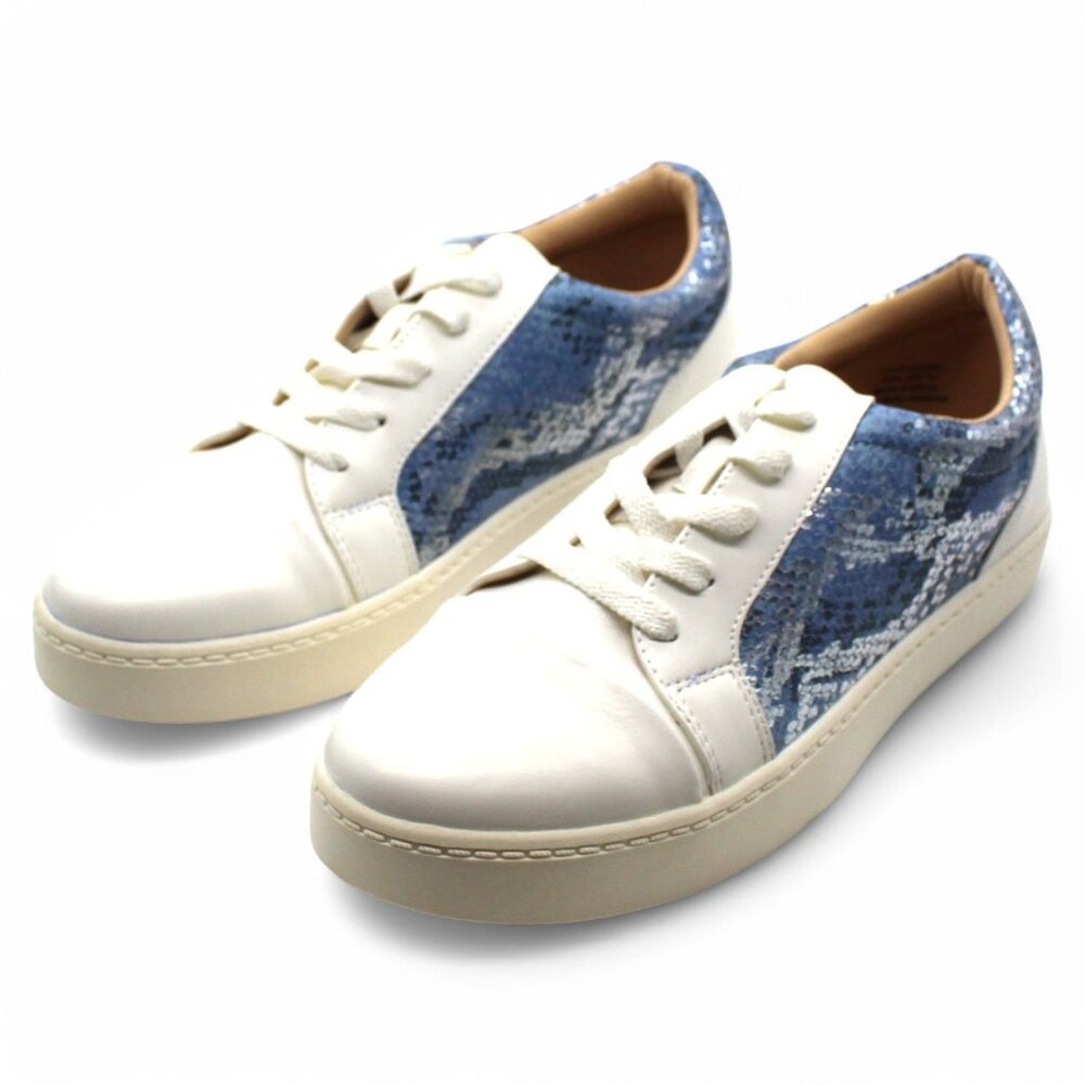 Journee Collection Comfort Foam Lynz Sneakers (Blue) Women S Shoes - Picture 4 of 8